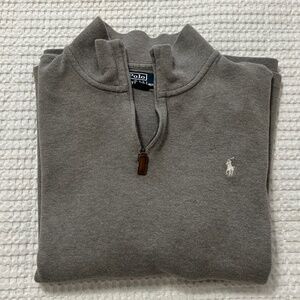 USED/WORN) Men’s Long Sleeve Knit Polo Ralph Lauren XXL